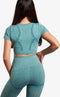FORZA Sportswear - Naadloze Crop Top - Ademend - Magic Mint - M