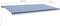 vidaXL - Luifel - handmatig - uittrekbaar - met - LED - 600x350 - cm - blauw - en - wit
