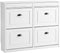 SoBuy FSR79-WG - Schoenenkast 4 kleppen - 16 paar - Wit