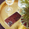 iMoshion Hoesje Geschikt voor Samsung Galaxy A51 Hoesje Siliconen - iMoshion Design hoesje - Goud / Rood / Brick Red Honeycomb