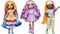 Rainbow High Watercolor & Create Modepop - Bruine ogen - Inclusief 6 uitwasbare waterverfpoeders - Wit