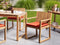 Set van 8 tuinzitkussens SASSARI PREMIUM 46 x 46 cm Rood