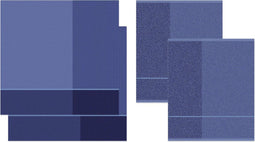 //DDDDD combiset 2 keukendoeken & 2 theedoeken Blend violet blue