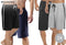 Milanoro - Set van 2 herenshorts - Sportief en comfortabel - Zwart/Grijs (2 stuks)