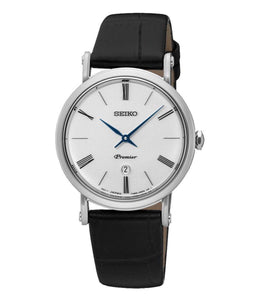 Seiko Premier SXB431P1 horloge dames - zwart - edelstaal