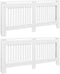 vidaXL Radiatorombouw 2 st 172 cm MDF wit