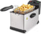 Royalty Line® EFT2000 Friteuse 3 Liter - Frituurpan - 2000W - Koude Zone - 2 tot 4 Personen - Koude Zone - Traploos Instelbare Temperatuurregelaar - RVS