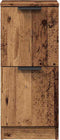 vidaXL - Dressoir - 30x30x70 - cm - bewerkt - hout - oud - houtkleurig