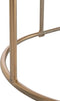 J-Line console 2 Planken + Curve - metaal - goud