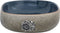 vidaXL - Opzetwasbak - ovaal - 59x40x14 - cm - keramiek - zandkleurig - en - blauw