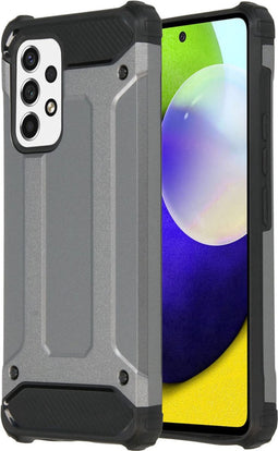 iMoshion Hoesje Geschikt voor Samsung Galaxy A53 Hoesje - iMoshion Rugged Xtreme Backcover - Donkergrijs