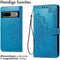 imoshion Hoesje Geschikt voor Google Pixel 7a Hoesje Met Pasjeshouder - imoshion Mandala Bookcase - Turquoise