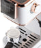 Domo DO746K - Espressomachine - 20 bar druk - Matwit met roségouden details