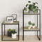 vidaXL - Wandschappen - 4 - st - 40x40x1,5 - cm - spaanplaat - sonoma - eikenkleurig