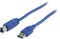 Cablexpert USB-A naar USB-B kabel - USB3.0 - 3 meter - blauw