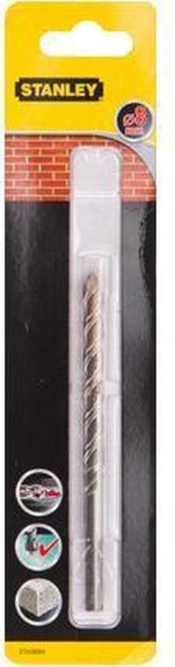 Stanley Hi-Tech bullet boor 8mm met ronde schacht