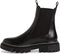 Tamaris - Chelsea boots - Hoogwaardig leer met blokhak - Zwart