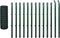 vidaXL - Euro - hek - 25x0,8 - m - staal - groen