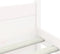 vidaXL - Bedframe - massief - hout - wit - 120x190 - cm
