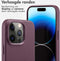 Accezz iPhone 14 Pro - Back Cover - MagSafe Leather - Heath Purple