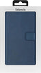 Selencia Hoesje Geschikt voor Samsung Galaxy J4 Plus Hoesje Met Pasjeshouder - Selencia Echt Lederen Bookcase - Blauw