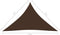 vidaXL - Zonnescherm - driehoekig - 5x5x6 - m - oxford - stof - bruin
