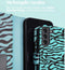 iMoshion Hoesje Geschikt voor Samsung Galaxy S21 Hoesje Met Pasjeshouder - iMoshion Design Bookcase smartphone - Meerkleurig / Black Blue Stripes