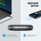 Anker PowerConf - Conferentieluidspreker - 6 microfoons 360° - Blauw