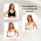 MAGIC Bodyfashion Comfort Bra - Naadloos zonder Beugel - Brede Schouderbanden - Zwart