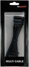 be quiet! CM-30750 - Multi Power Cable - 3x SATA + 1x Molex - Zwart (700mm)