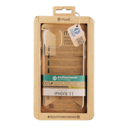 Muvit for Change - Telefoonhoes - Eco-friendly Antibacterieel - Transparant
