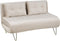 VESTFOLD - Slaapbank set - Beige - Fluweel