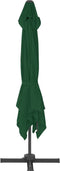 vidaXL - Parasol - met - draagbare - voet - taupe
