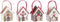 Kerstversiering DKD Home Decor Hout Huis (13 x 7 x 15 cm) (4 Stuks)