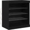 vidaXL - Sideboard - met - LED-verlichting - Zwart - Eiken - 60,5x37x67 - cm