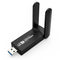 Skoov WiFi Adapter USB - 1300 Mbps - Dual Band - 2 × 3 dBi antennes