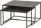 Salontafel Steven set van 2 Large - Black antique | Meubelplaats