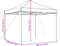 vidaXL - Partytent - inklapbaar - pop-up - 292x292x315 - cm - oranje