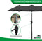 MaxxGarden Parasol - XXL - 460 x 270 cm - Aluminium - Antraciet