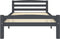 vidaXL - Bedframe - massief - grenenhout - donkergrijs - 90x200 - cm