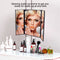 Spiegel met LED verlichting - Drieluik make-upspiegel - 22 LED lampjes - Zwart