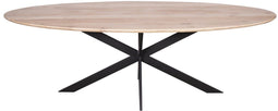 StarFurn Eettafel Ferris Eiken Ovaal 210cm Naturel