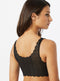 MAGIC Bodyfashion Dream Bra Lace - Bh zonder beugel - Zacht kant - Zwart - XXL