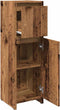 vidaXL - Badkamerkast - 30x30x95 - cm - bewerkt - hout - oud - houtkleurig