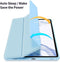 Dux Ducis - Tablet hoes geschikt voor Samsung Galaxy Tab S8 - Toby Series - Tri-Fold Book Case - Blauw