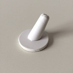 Klika - Ringhouder wit hoogte 3,5cm x dia 4cm - 14 stuks