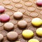 Ruhhy Siliconen Koekjesvorm - Perfect voor Macarons en Koekjes - 48 Ringen - Bruin