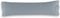 Kussensloop Alexandra House Living Staal Staalgrijs 45 x 110 cm