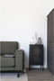 House Nordic Dalby Vitrinekastje - Grijs Staal - Glazen Deur - 38x70x35 cm