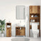 vidaXL - Wastafelmeubel - 60x30x60 - cm - spaanplaat - oud - hout